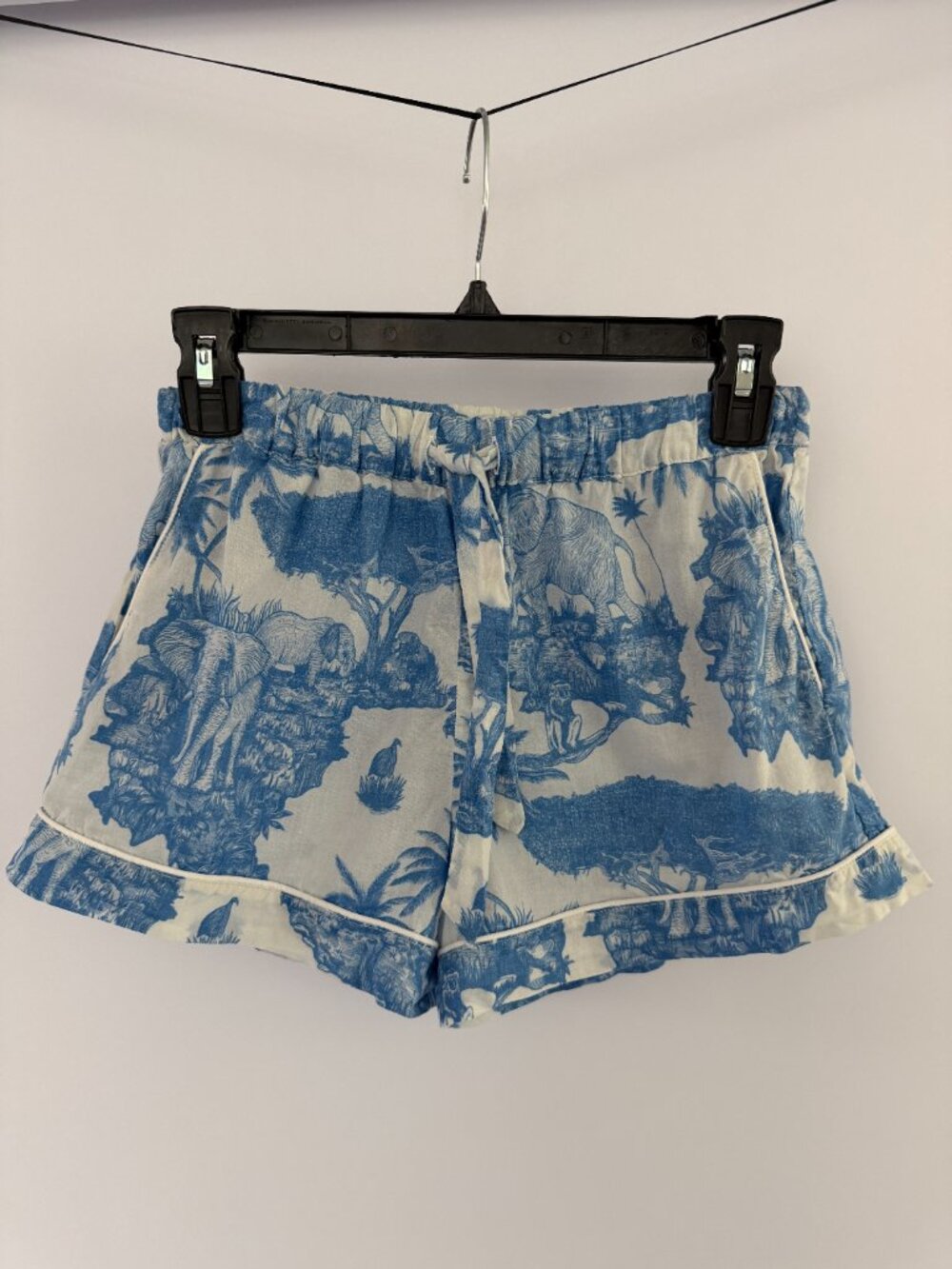 Desmond & Dempsey Loxodonta Pajama Set S - Picture 3 of 9